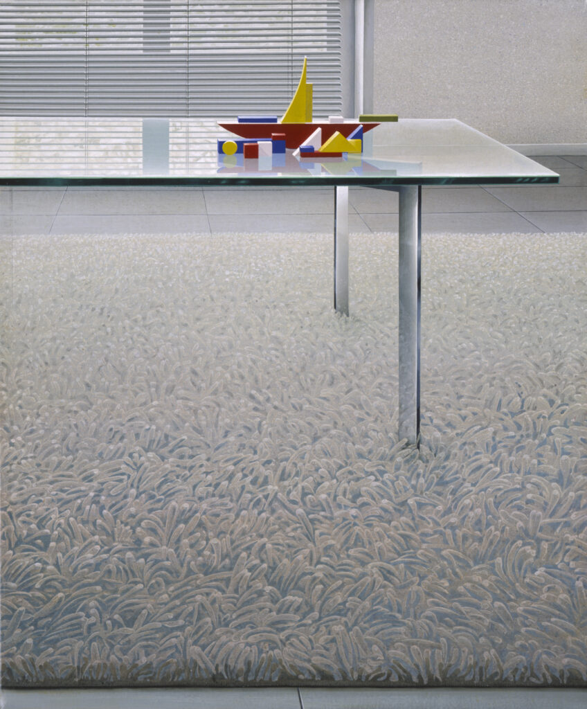 Interieur met Bauhaus speelgoed