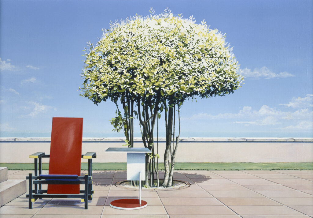 Ravenna tree with Rietveldt chair