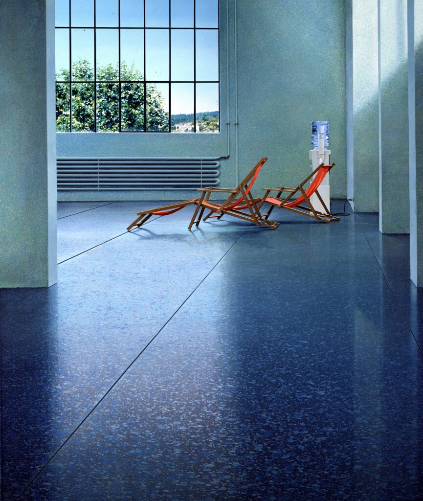 Strandstoel in Migros Museum, Zürich