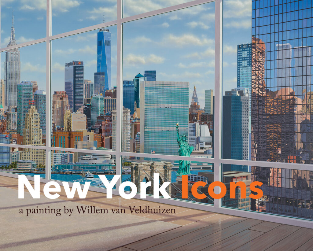 New York Icons a painting by Willem van Veldhuizen